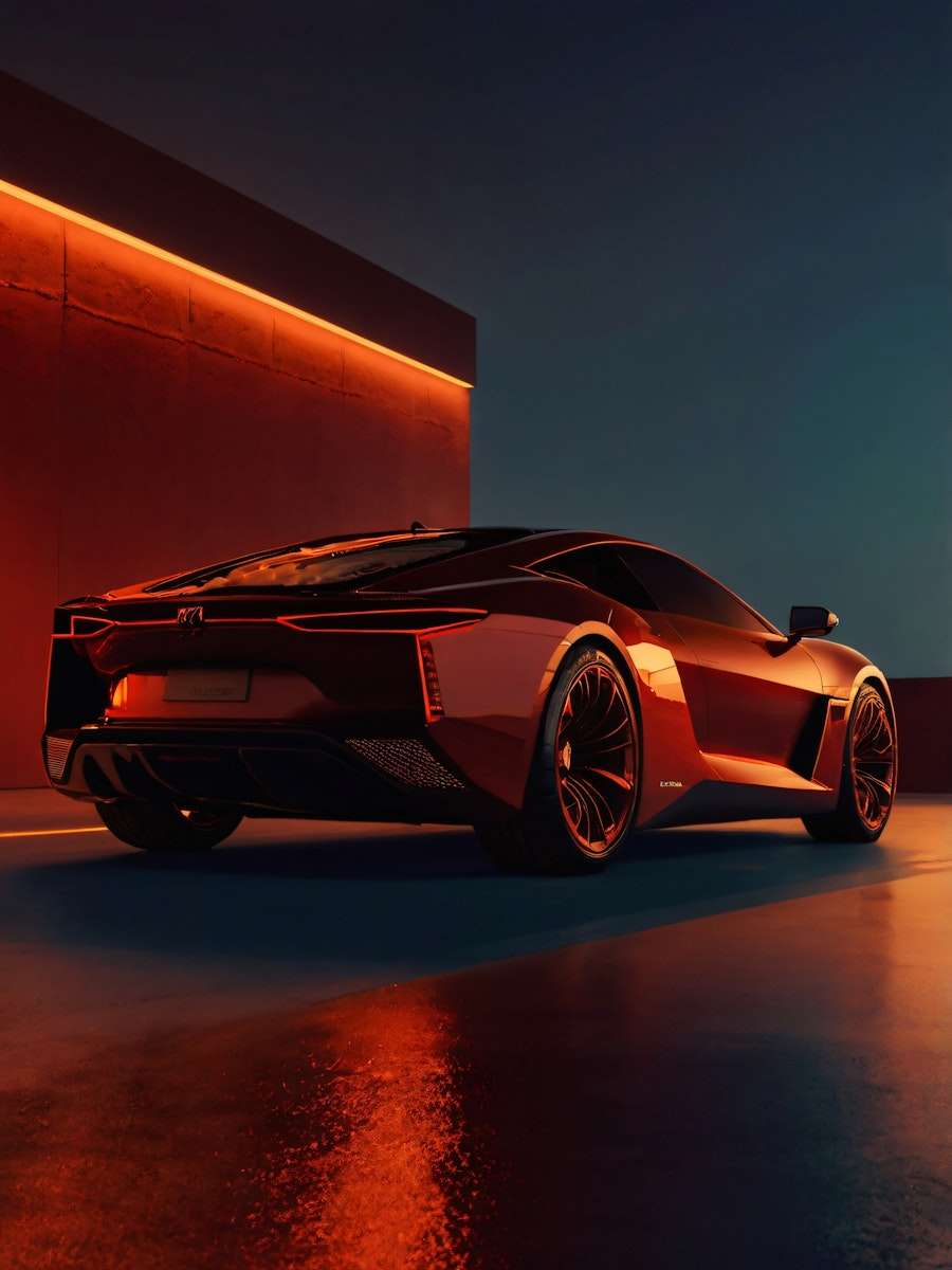 Sleek Modern Sports Car 1